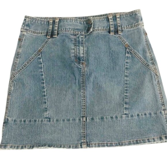 Vintage Calvin Klein Denim Skirt - 13 - Picture 2 of 11